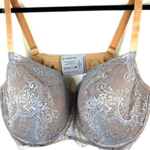 Third love Lace Balconette Bra silver 44E